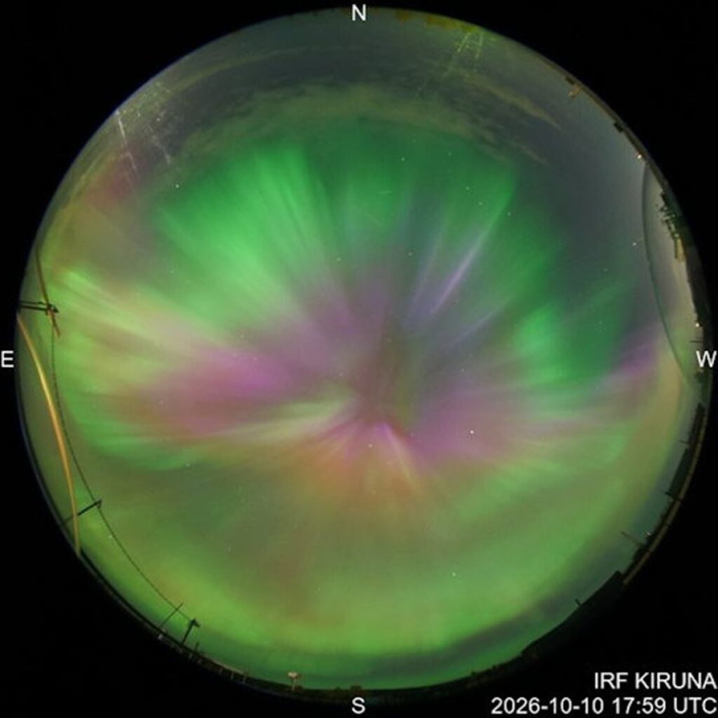 aurora boreale svezia 10 ottobre 2026