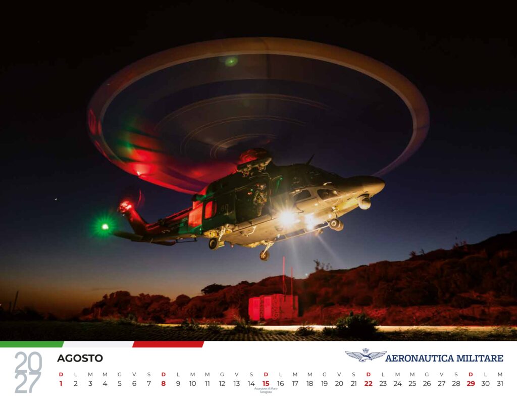 calendario aeronautica militare