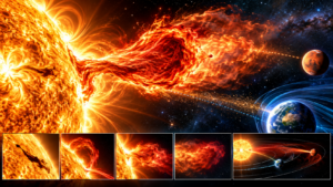 colossale eruzione solare