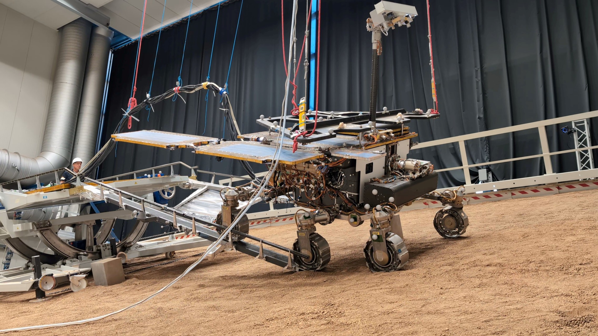 Test del rover Rosalind Franklin su Marte simulato