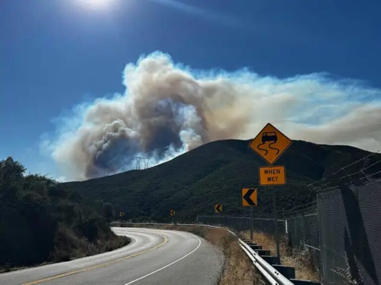 incendio Bouquet Fire california