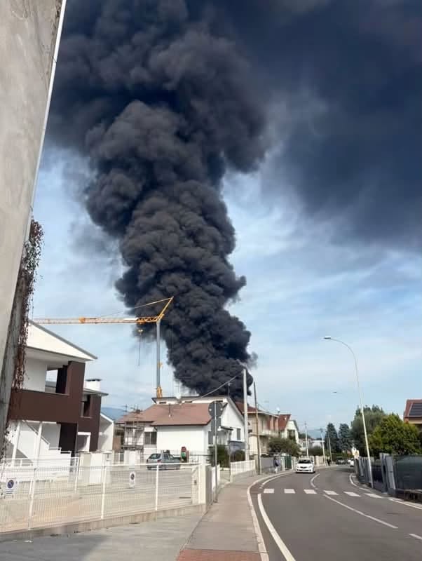 incendio malo veneto