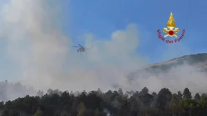 incendio montemonaco sibillini