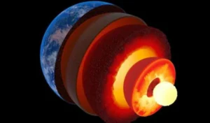 interno nucleo pianeta terra