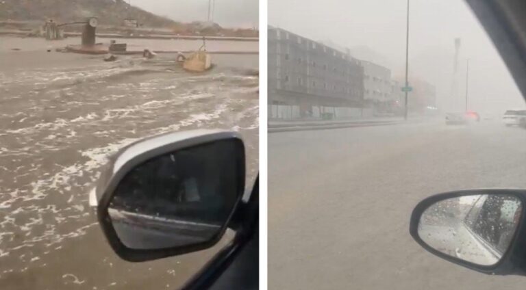 maltempo arabia saudita