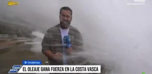 maltempo spagna giornalista onda