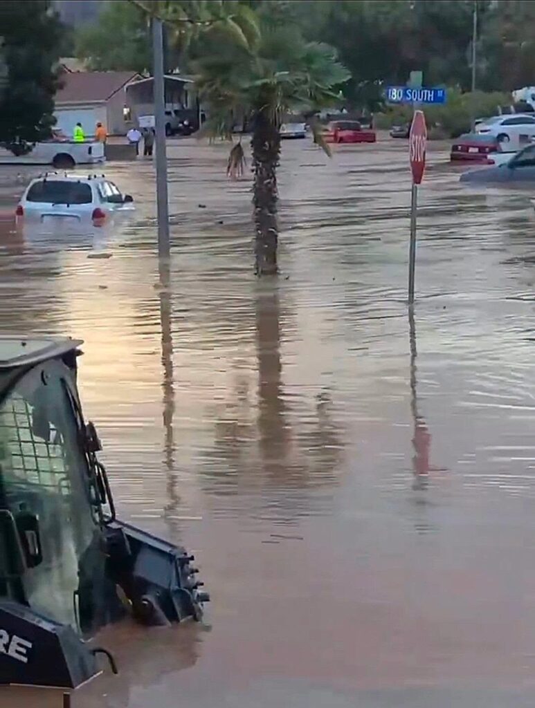 maltempo utah USA