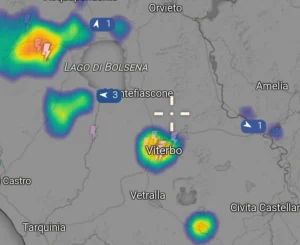 maltempo viterbo lazio