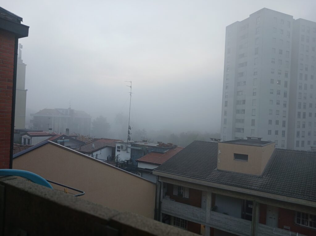 nebbia milano