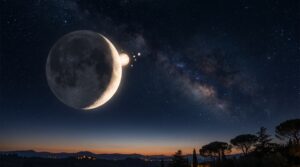 occultazione luna giove