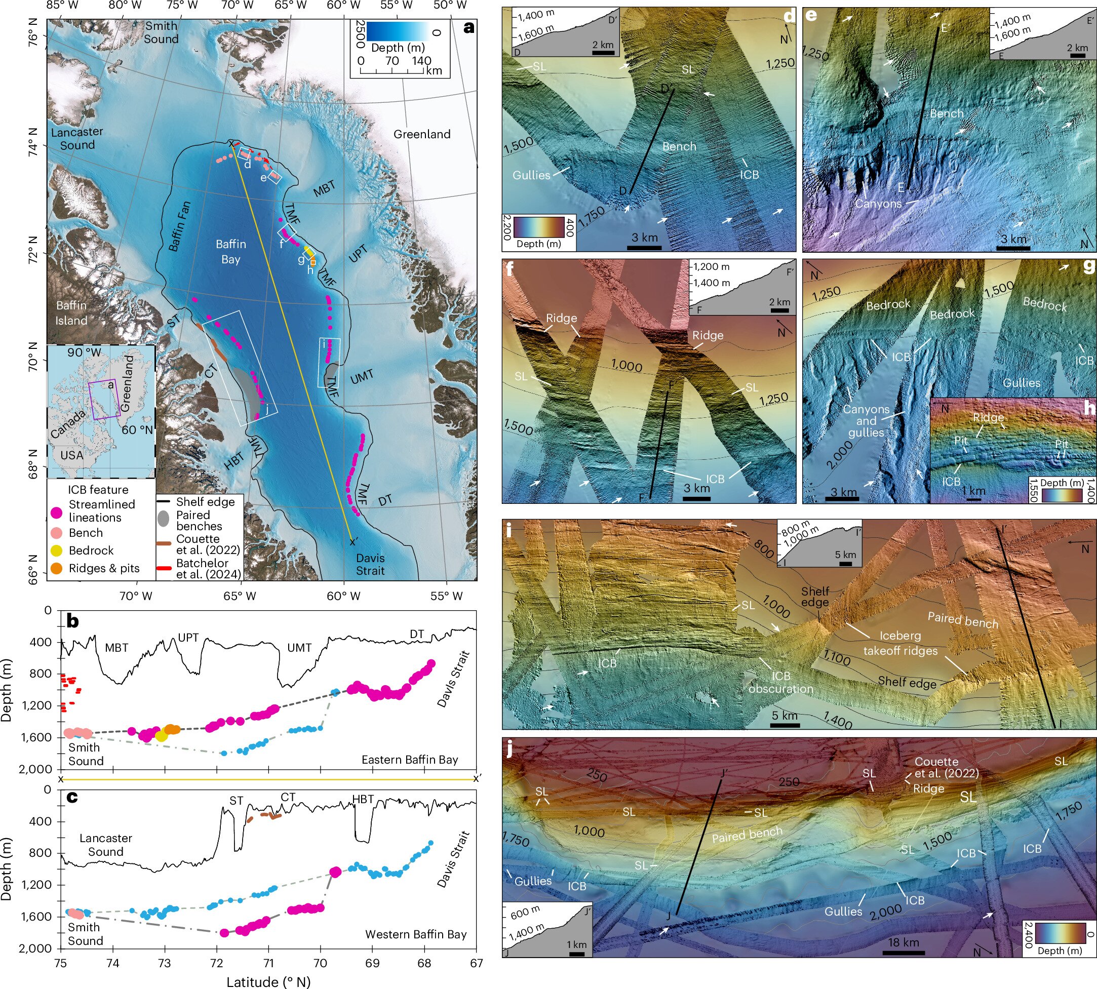 piattaforma ghiaccio baia baffin