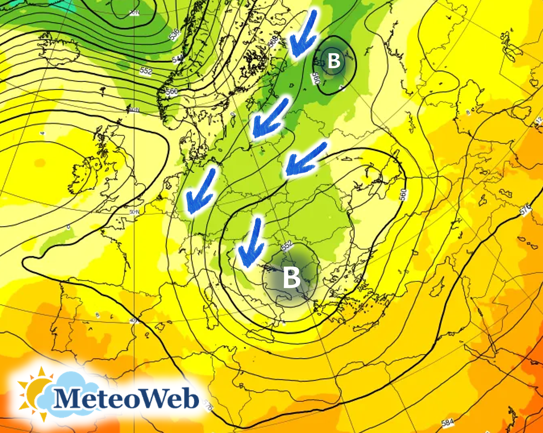 previsioni meteo ecmwf 1 2 novembre 2026