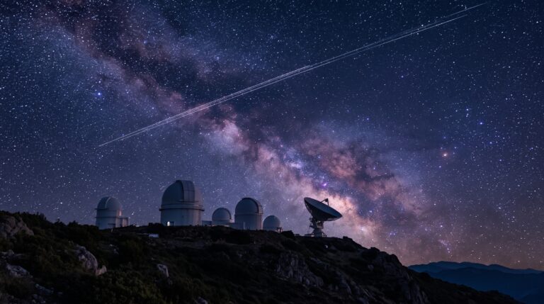 satelliti cielo notturno