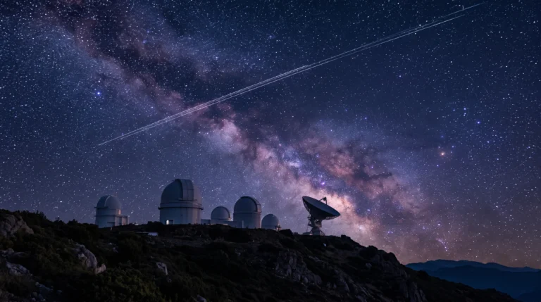 satelliti cielo notturno