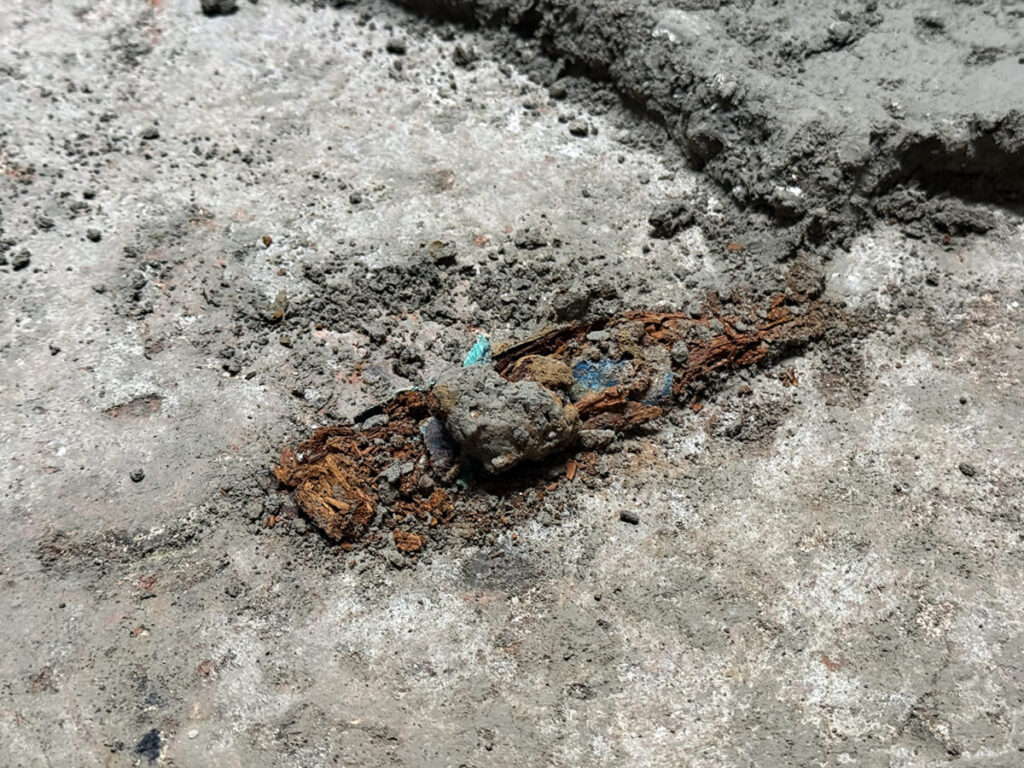 scoperta armadio donna pompei