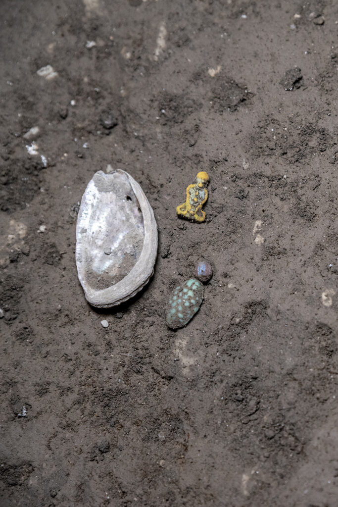 scoperta armadio donna pompei