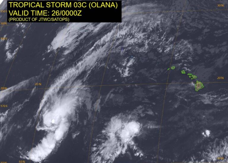 tempesta tropicale olana