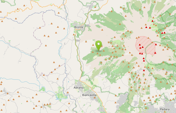 terremoto etna bronte