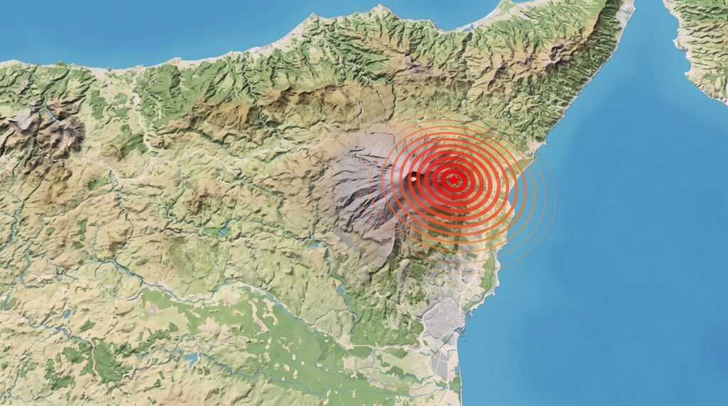 terremoto oggi catania etna