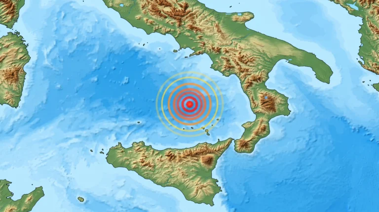 terremoto oggi tirreno