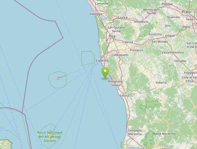 terremoto oggi toscana livorno
