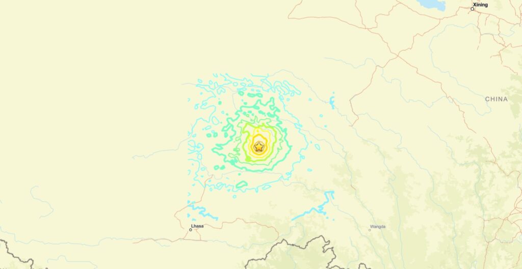 terremoto tibet cina