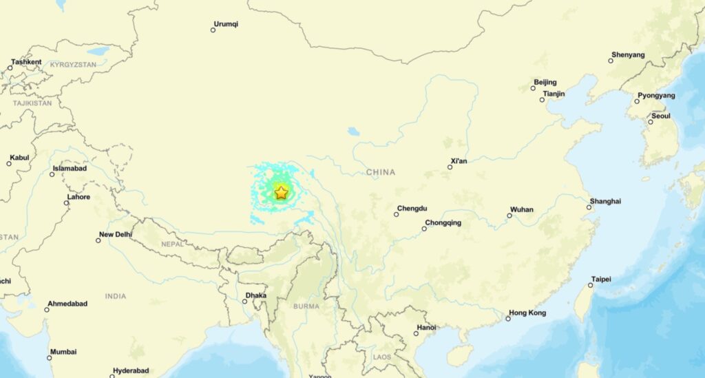 terremoto tibet cina