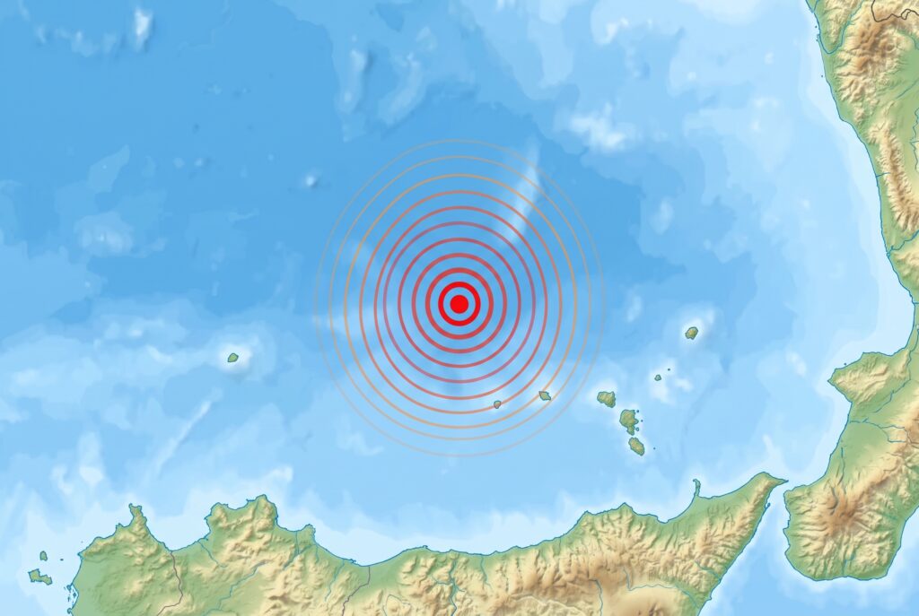 terremoto tirreno oggi