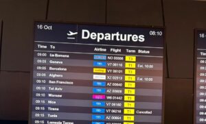 traffico aereo oggi